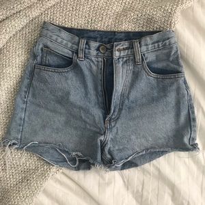 NEW Brandy Melville J Galt Demin Hi Waist Shorts
